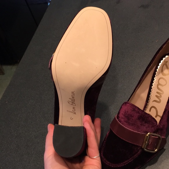 Sam Edelman Purple Ellison Loafer Pump - Picture 4 of 6
